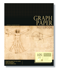 graph paper notebook Leonardo da Vinci