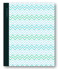 chevron reading log cover