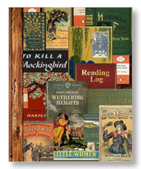 reading log cover vintage