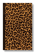 leopard print address telephone book