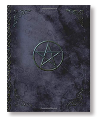 a4 dot grid notebook pentacle wicca
