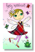 paper notebook or small journal notebook for kids girl. Cute value fairy writing notebook
