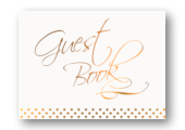 blank guest book amazon