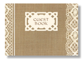 linen guest book amazon