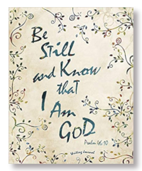 Christian Gifts for Mothers Day Church Be still and know that I am God