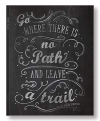 christian journal and planner Go Where there is no path