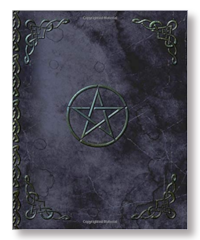 black pentacle writing journal for witchcraft