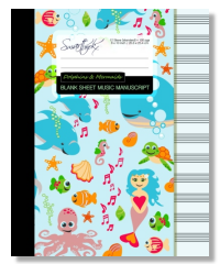 Mermaid Kids Blank Sheet Music