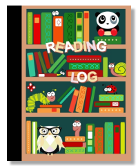 young kids reading log cover