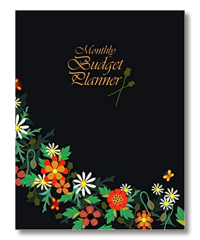 monthly budget planner book floral wreath