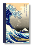 small notebook pocket size a6 with Hokusai's Great wave off kanagawa amazon