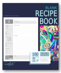 blank recipe book amazon