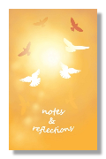 writing small journal notebook for notes and reflections. Good for spiritual or religious presents