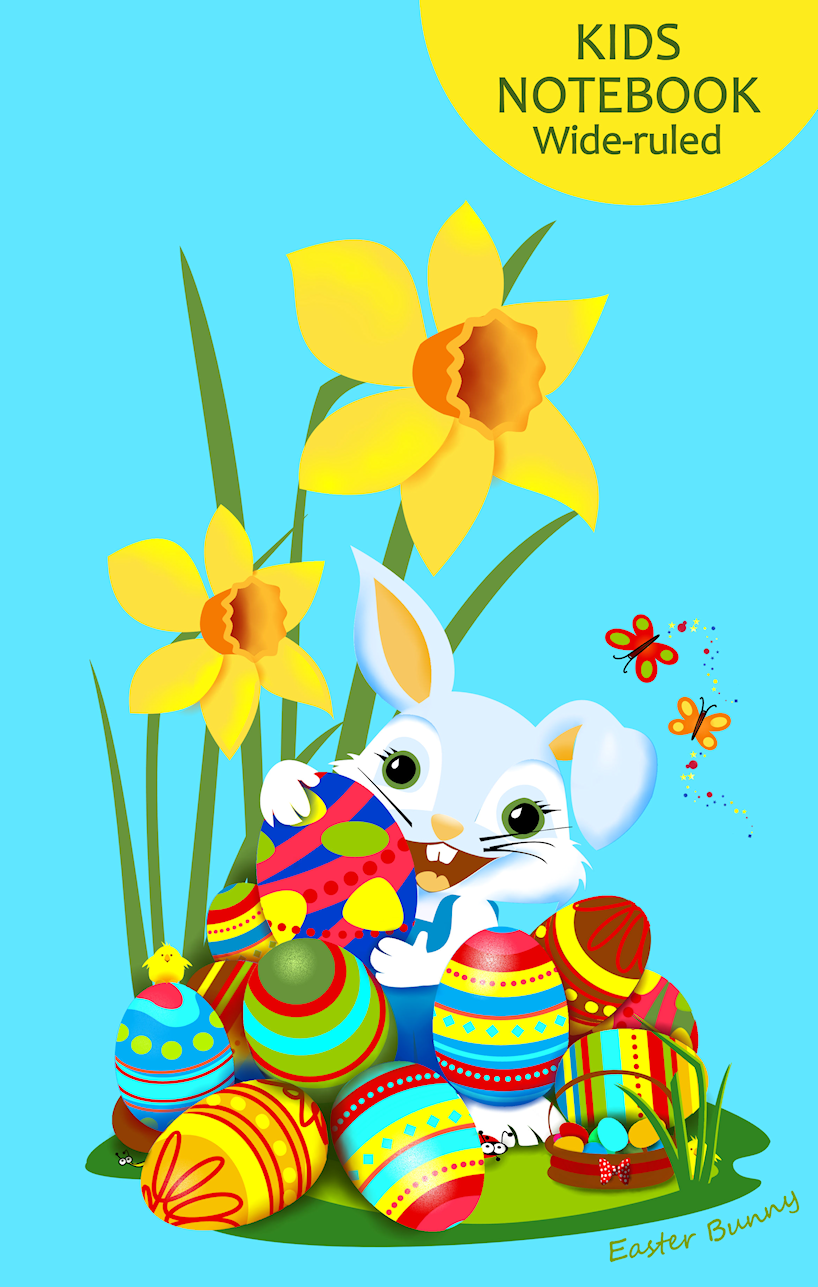 Easter bunny notebook cover image