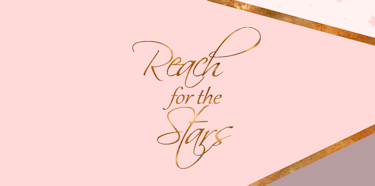 detail of smART bookx writing journal with inspirational cover for students which reads 'reach for the stars'