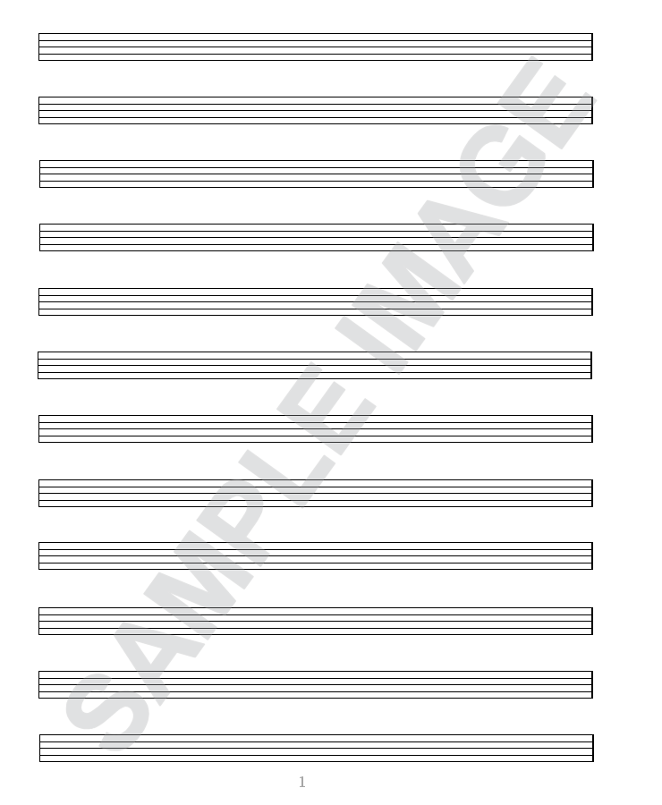 blank sheet music example base clef