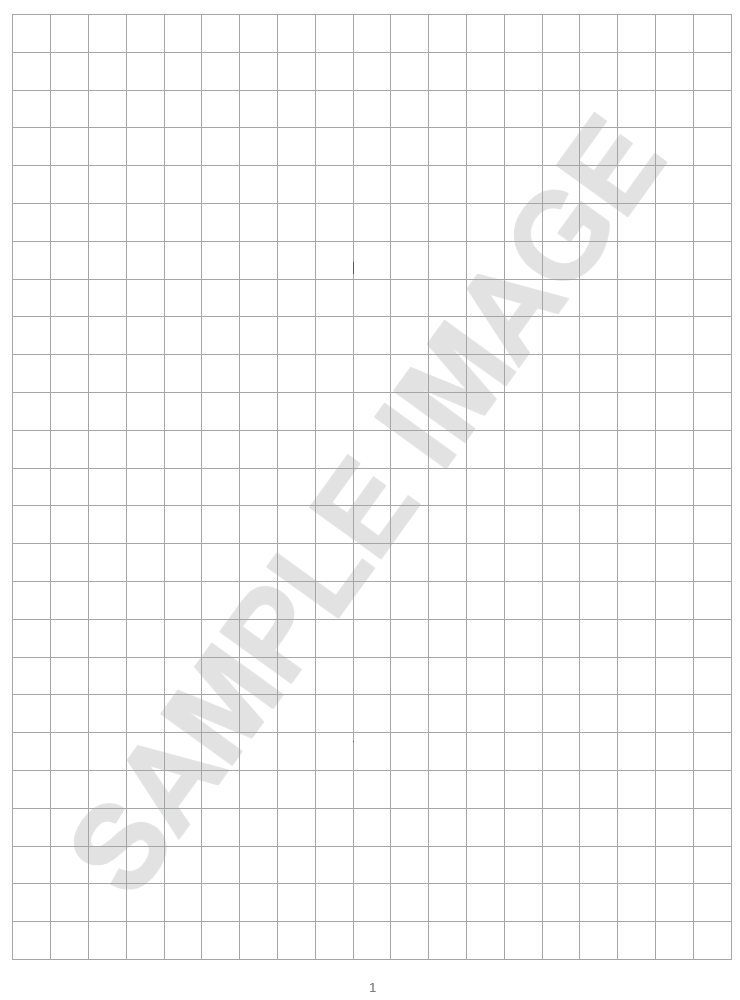 centimeter grid example