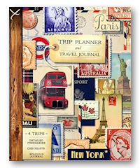 vintage trip planner notebook uk